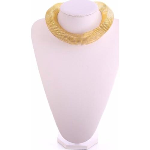 GrayBirds Chokers Necklaces Metal Iron With Zinc Alloy Luxury Jewelry Gold/Rhodium Plated Like A Spring Elastic Necklace YSN0002