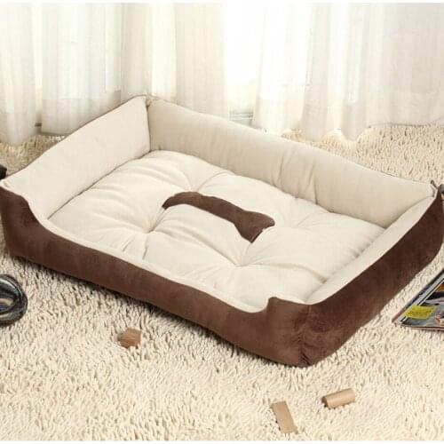 Small Medium Large Dog Bed Mat Kennel Soft Pet Dog Puppy Warm Bed House Plush Cozy Nest Dog House Pad Warm Pet House