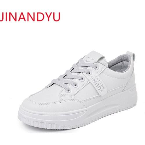 Sneaker Woman Chunky White Vulcanize Shoes Lace Up New Fashion Sports Shoes Casuales Platform Flats Sneaker Shoe Zapatos Planos