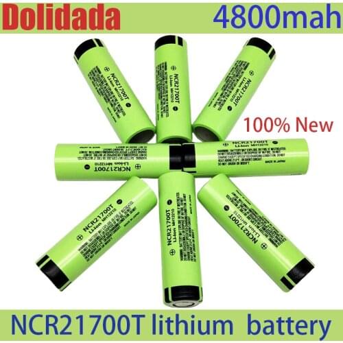 Dolidada NCR21700T lithium rechargeable battery 4800mAh 3.7 V 40A high-discharge battery high-drain Li-ion battery
