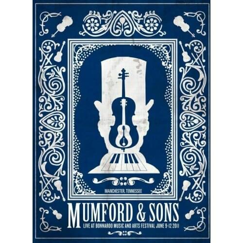 MUMFORD AND SONS ARTS FESTIVAL 2011 METAL TIN SIGN POSTER WALL PLAQUE