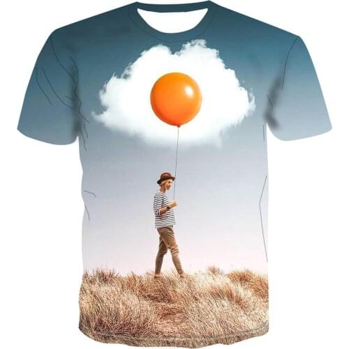 2020 selling new fashion 3D printing character creative personalized T-shirt mens fashion short sleeve leisure summer 3DT-shirt