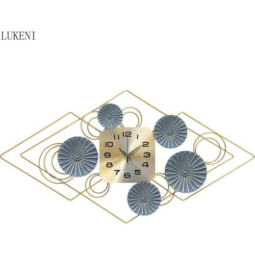 Clocks Wall Clocks Living Room Modern Simple Atmosphere Clock Restaurant Entrance Creative Wall Watch Mute Home Clock Decoration