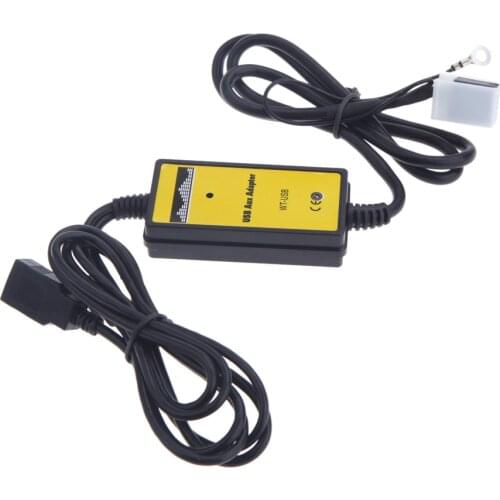 New Universal KKmoon Auto Car USB Aux-in Adapter MP3 Player Radio Interface for VW Audi Skoda Seat 12Pin