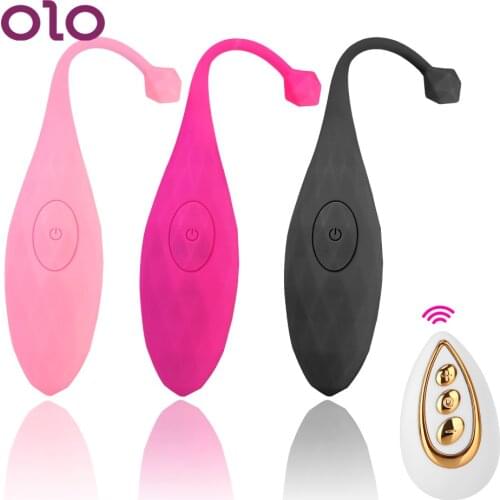 OLO 10 Mode Vibrator Vagina G-spot Pussy Massager Vibrating Egg Wireless Remote Control Adult Sex Toys Women