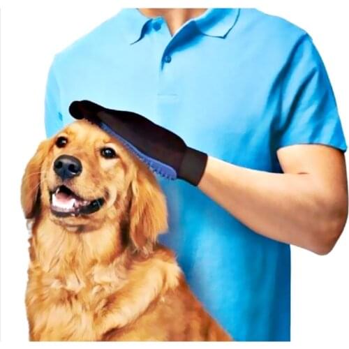 Pet Combing Glove Cats Brush Comb Gloves Pet Cat Poop Pet Dog Hair Shedding Gloves Pet Hair Gloves For Cat Dog Grooming