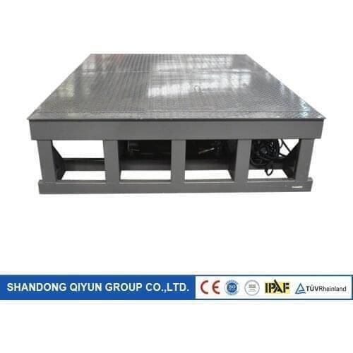 Qiyun 10 T Load 0.75kw Warehouse Used Loading Container Platform Ramp Dock Leveler with CE