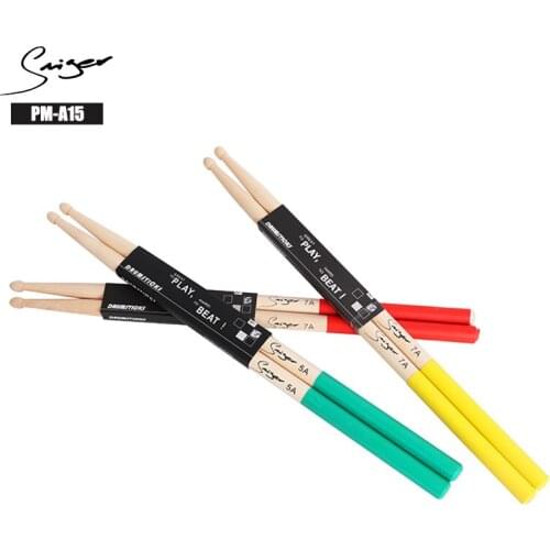 Simger Professional Drum Sticks 5A Drumsticks PM-A15 Maple 7A Drumsticks 7A Musical Instruments Drum Sticks One Pair
