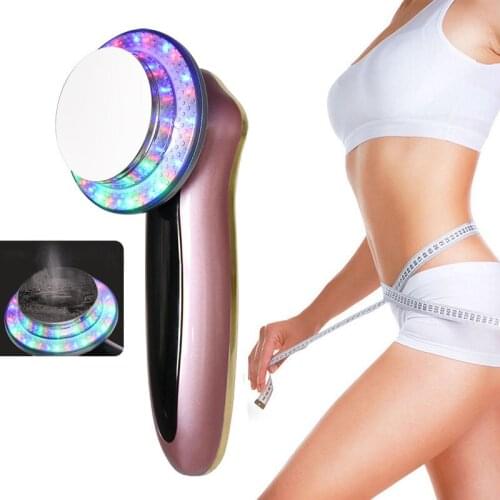 LED Photon Therapy Face Massager Body Slimming Weight Loss EMS Ultrasonic Body Slimming Anti Cellulite Burn Fat Cavitation