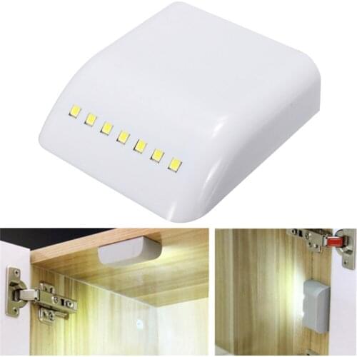 LED Sensor Light Night Lamp For Kitchen Inner Furniture Hinge Drawer Cupboard Wardrobe Closet Under Cabinet