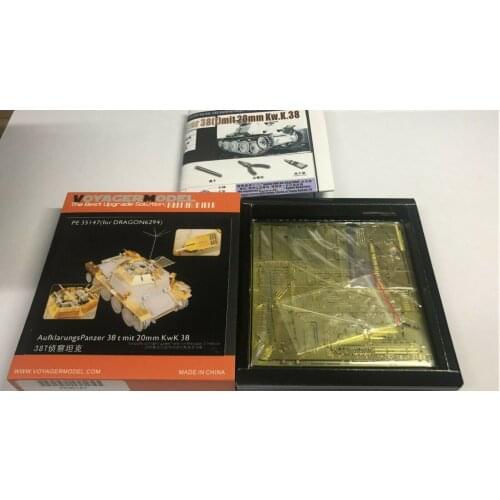 Voyager PE35147 1/35 Aufklarungs Panzer 38t mit 20mm KwK 38 (For DRAGON 6294)