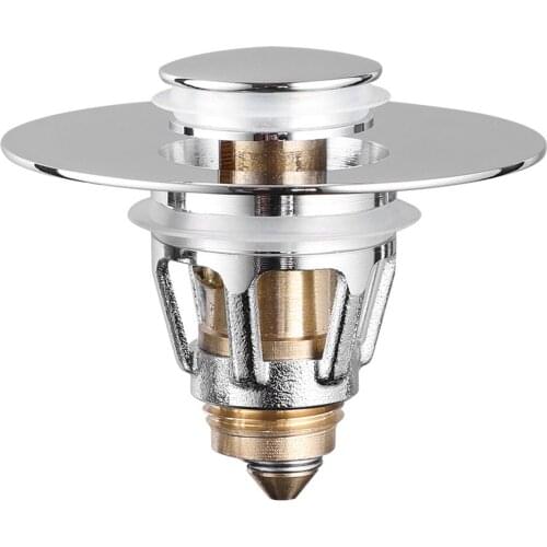 High-quality Bathroom Sink Stopper Universal Elastic Core Design Easy To Install Plug Built-in Filter Is Used To Retain Outgoing