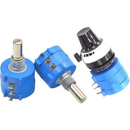 1pcs 3590S 1K 2K 5K 10K 20K 50K 100K ohm Precision Potentiometer Adjustable Resistor 3590 102 103 502 103 203 503 104