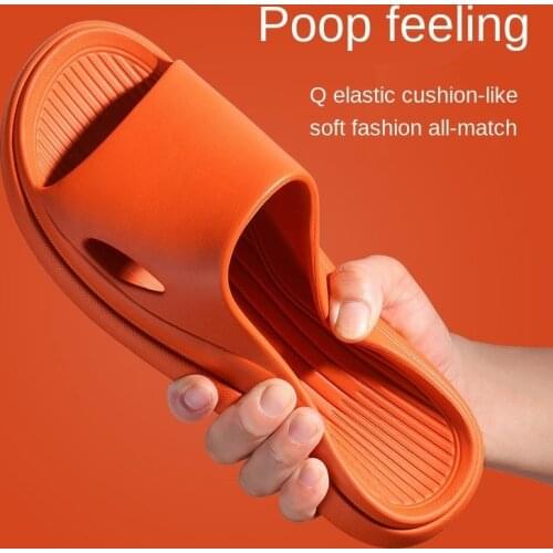 2021Soft Home Slippers Women Men Shower Non-slip Sandals Bathroom Slippers Slides Boys Girls Lovers Flip Flops Summer Flat Shoes