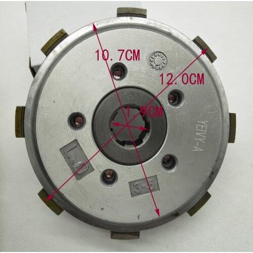 A282 Motorcycle 5 Column Clutch For CG250 Small Ancient Assembly Pressure Plate 5 Column Enhanced Clutch 7pcs Friction