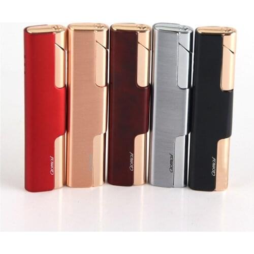 Cigarette Accessories Windproof slim gas lighter Women use elegant Torch lighter