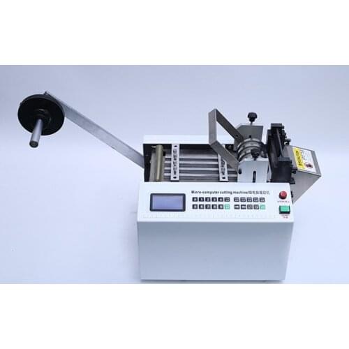 Automatic computer pipe cutting machine heat shrinkable tube silicone wire rope PVC casing cutting line knife