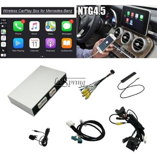 Wireless CarPlay Android Box for Mercedes Benz NTG4.5/4.7 system CarPlay allows you to use iPhone functions safely while driving