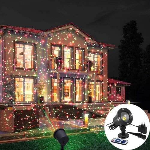 C2 Sky Star Stage Laser Projector Landscape Lighting Red Green Christmas Party LED Stage Light Outdoor Garden Lawn Laser Lamp