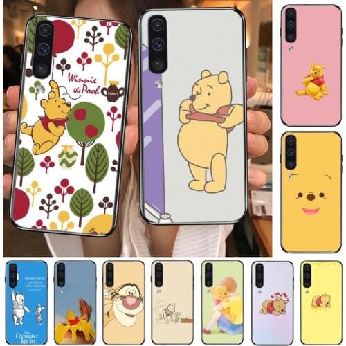 Winnie Bear Hug Phone cover hull For SamSung Galaxy S8 S9 S10E S20 S21 S5 S30 Plus S20 fe 5G Lite Ultra black soft case