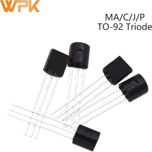 50Pcs Bidirectional Thyristor TO-92 MAC97A6 MAC97A8 MCR100-6 MJE13001 MJE13003 MPSA14RLRAG MCR100-8 Triode Transistor IC
