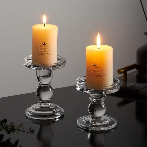 Crystal Candelabra Centerpieces Home Decoration Modern Weeding Table Glass Candle Holder Center Table Living Room Accessories