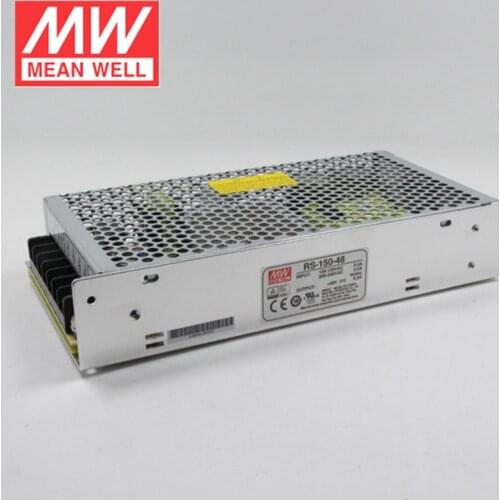 MEAN WELL RS-150-48 150W 48V Switching Power Supply 110V/220V AC to 48V DC 3.3A Power Unit 5G Viberation Transformer