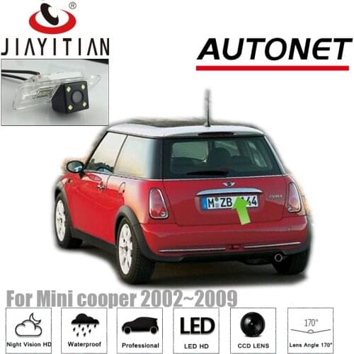 JIAYITIAN Rear View Camera For Mini cooper 2002 2003 2004 2005 2006 2007 2008 2009/CCD/Night Vision/License Plate camera backup
