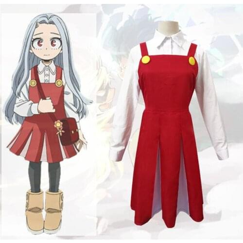 Anime My Hero Academia Eri Cosplay Costumes Dress Set Boku No Hero Academia Eri Role Play Costume Halloween Carnival Party
