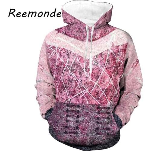 Descendants 3 Mal Carlos Costume Clothing Hoodie Sweatshirt Woman Hooded Hoody Adult Fashion Halloween Costumes Tops Coat Autumn