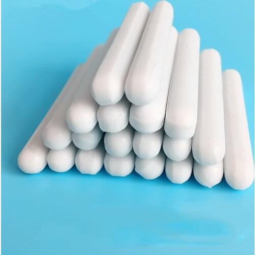 5pieces , Big Size C10x60mm PTFE Magnetic Stirrer Mixer Stir Bars Polytetrafluoroethylene , Cylinder Shape ,5pcs