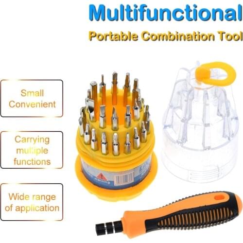 High quality carbon steel pagoda multi-function 31-in-1 batch of manual screwdriver combination tool Screwdriver tool set sale