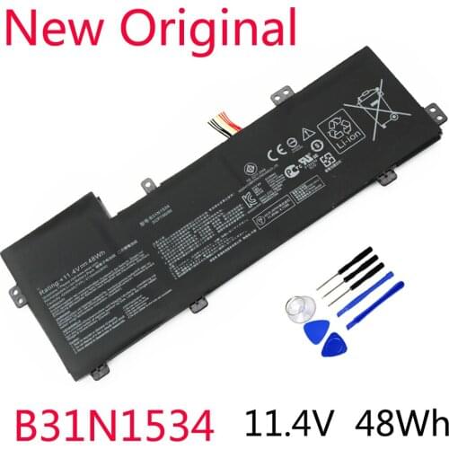 New B31N1534 Laptop Battery For ASUS Zenbook UX510 UX510UW UX510UX Series 3ICP7/60/80 0B200-02030000 11.4V 48WH