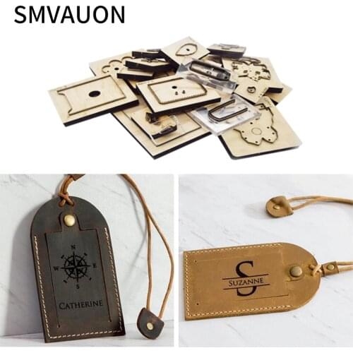 SMVAUON New Dies For 2021 Wooden Die-cutting Fashion Card Packet Mold Handmade Leather Goods