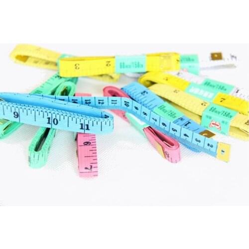 Wholesale 500PCS Body Measuring Ruler Sewing Tailor Tape Measure Soft Flat 60Inch/1.5M/150CM