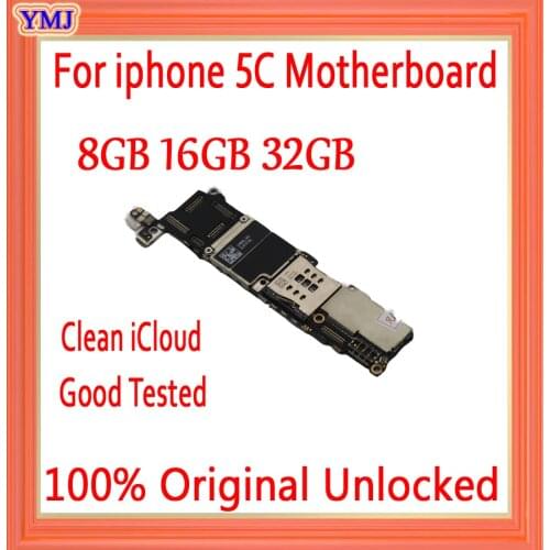 Full Chips for iphone 5C Motherboard,Original unlocked for iphone 5C Mainboard with IOS System,8gb / 16gb / 32gb,Good Tested