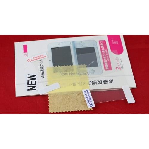 2sets 2in1 HD Clear Protective Film Surface Guard Cover for Nintendo NEW 3DSXL 3DSLL 3DS XL LL LCD Screen