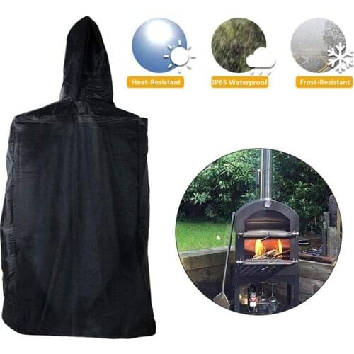 Dust Cover Outdoor Pizza Oven Cover Heavy Duty Waterproof Bbq Grill Charcoal Wood Fired Pizza Bread Oven Cover Dustproof