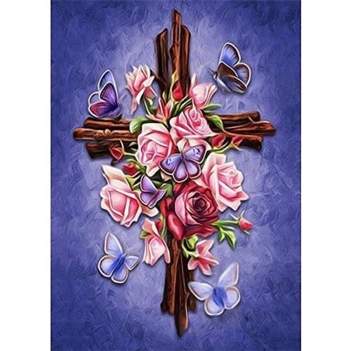 Floral Diamond Painting Round Full Drill Rose Peony Nouveaute DIY Mosaic Embroidery 5D Cross Stitch Gifts