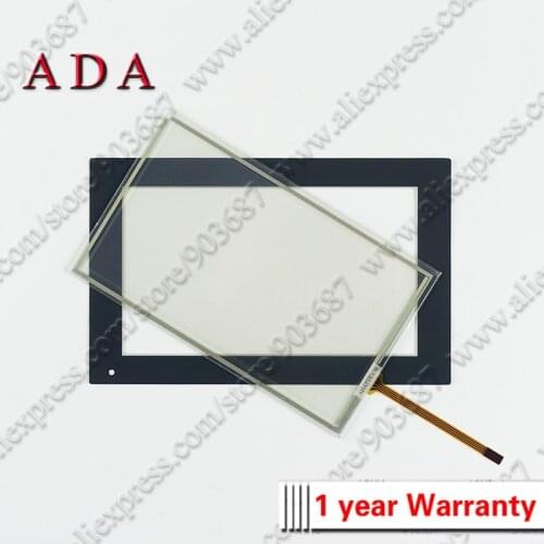 2711R-T7T SER A Touch Screen Panel Glass Digitizer for 2711R-T7T SER A Touchscreen with Front Label Overlay Protective Film