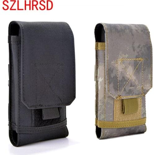 Outdoor Phone Case For SAMSUNG GALAXY A9 PRO 2019 Universal Military Tactical Holster Belt Bag Waist Blackview Max 1 Leagoo S11