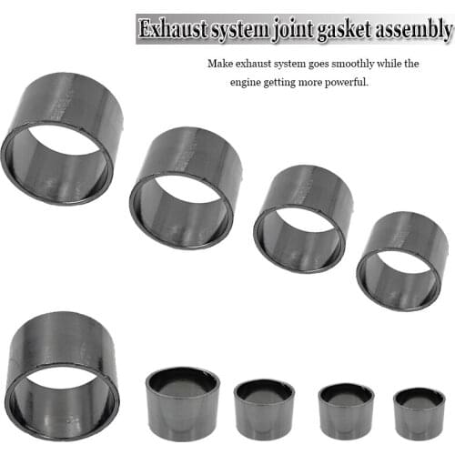 Exhaust Pipe Graphite Gasket to Muffler Silencer Connector motos Dirt Pit Bike Motocross Accessories for Kawasaki