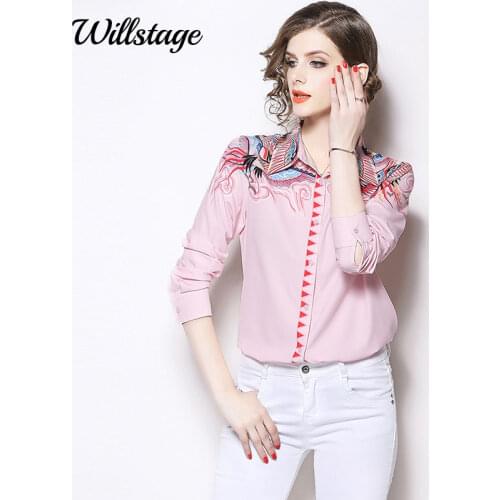 Willstage Button Down Blouses