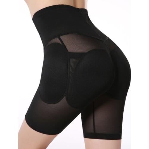 Women High Waist Trainer Padded Underwear Tummy Belly Hip Enhancer Control Slimming Butt Lifter Panties Shapewear Girdle