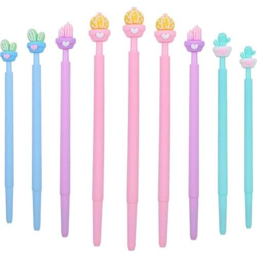 48 pcs/lot Creative Cactus Mechanical Pencil Cute Student Automatic Pen For Kids Stationery Gifts School Office Supplies