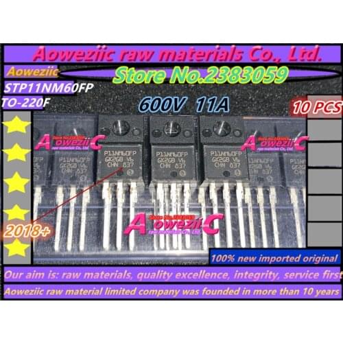 Aoweziic 2018+ 100% new imported original STP11NM60FP P11NM60FP STP20NM50FP P20NM50FP STF28NM50N 28NM50N TO-220F transistor