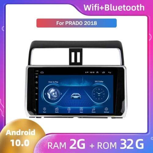 Android10 Car Radio Multimedia video player for Toyota LAND CRUISER PRADO 2017+ Navigator car GPS All-in-One Navigation Machine