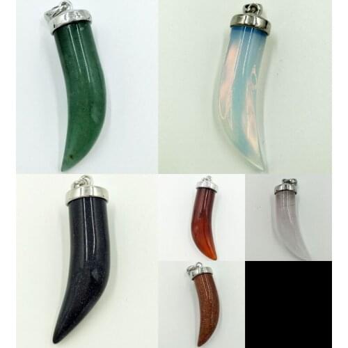 Free Shipping Aveturine Opal Goldstone Carnelian Jaspe Wommen Men Art Pendant Bead WFH345