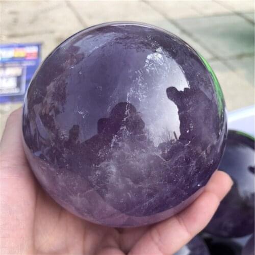 Large size top quality high polished amethyst sphere ball healing around 9cm meditation reiki healing magic ball