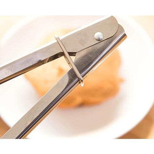 Two in a bag!1094 stainless steel barbecue clip tableware bread clip tableware clip food clip kitchen utensils food clip